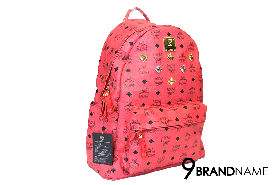 New MCM Backpack Size M Hot Pink 9brandname